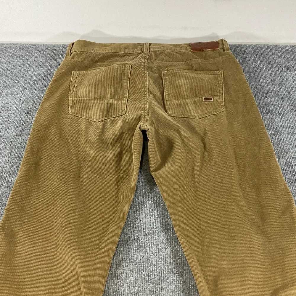Woolrich Corduroy Pants Mens 34x34 Brown Straight Leg Cotton Casual Outdoor